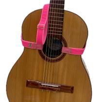 Correia de Violão Fixar e Tocar Pink
