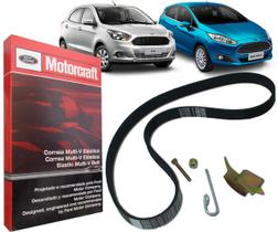 Correia Do Alternador Poly V Acessórios Ford Motorcraft New Fiesta Ka 1.5 16V 2014 2015 2016 2017