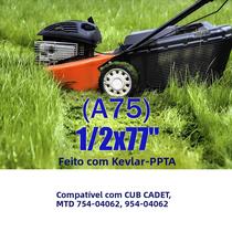 Correia Em V Triangular 1/2x77" Para Substituição De Cortador De Grama CUB-CADET MTD MKFLGBB2-A75R19 Correia Em V Triangular 1/2x77" Para Substituição De Cortador De Grama CUB-CADET MTD MKFLGBB2-A75R19