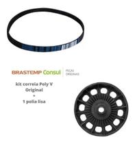 Correia Estriada Poli V Original + Polia Poli V Original Brastemp E Consul Correia Estriada Poli V Original + Polia Poli V Original Brastemp E Consul