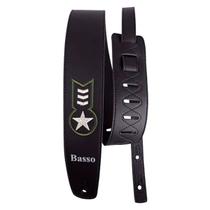 Correia Exército Preto Guitarra Basso Militar Vt L