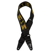 Correia Fender Swell Neoprene Logo Strap Amarelo e Marrom Correia Fender Swell Neoprene Logo Strap Amarelo e Marrom