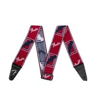 Correia Fender Weighless Monogram Vermelha Straps 0990686009