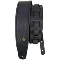 Correia Guitarra Violão Baixo Basso Eco R material vegano Preto Correia Guitarra Violão Baixo Basso Eco R material vegano Preto