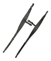 Correia Para Acordeon Gaita Sanfona Basso material sintético - PRETO ACO 01 - Liso