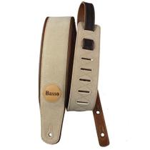 Correia para guitarrra camurca bege cla-01 - basso Correia para guitarrra camurca bege cla-01 - basso