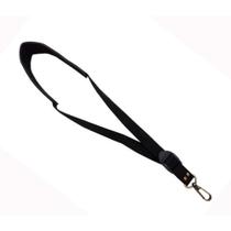 Correia Para Saxofone Soprano, Alto Ou Tenor De Luxo Preta Correia Para Saxofone Soprano, Alto Ou Tenor De Luxo Preta