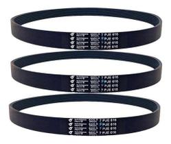 Correia para Tanquinho Newmaq New Up 10kg 7PJE616 / 616J - 3 Unidades Correia para Tanquinho Newmaq New Up 10kg 7PJE616 / 616J - 3 Unidades