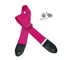 Correia para Violão Guitarra 5cm Simples com regulagem Rosa com Roldanas Correia para Violão Guitarra 5cm Simples com regulagem Rosa com Roldanas