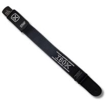 Correia Supreme Couro Preto 5cm Bordado Branco Ibox Correia Supreme Couro Preto 5cm Bordado Branco Ibox