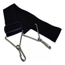 Correia Talabarte Simples 2 Ganchos Preto - Zad Som