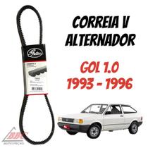 Correia V Alternador Gol 1.0/1.6 GIR/ALT/BA - 1993 ate 1996 - Gates 7410 - 10x1035