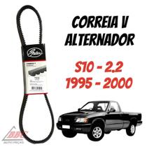 Correia V Alternador S10 2.2 - GIR/ACD - 1995 ate 2000 - Gates 7410 - 10x1035
