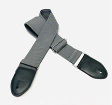 Correia Violão/Guit/Baixo 5cm Simples c/regulagem - cinza