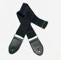 Correia Violão/Guit/Baixo 5cm Simples c/regulagem - Preto