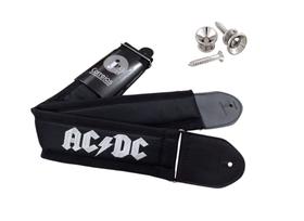 Correia Violão Guitarra Baixo Acolchoada AC DC com Roldanas