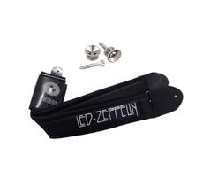 Correia Violão Guitarra Baixo Acolchoada LED ZEPPELIN com Par de Roldanas