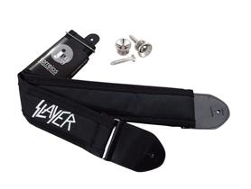 Correia Violão/Guitarra/Baixo Luxo SLAYER + Roldanas (par)
