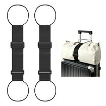 Correias Conectoras para Mala XVFXVF Ajustáveis, 2 Unidades, Pretas Correias Conectoras para Mala XVFXVF Ajustáveis, 2 Unidades, Pretas