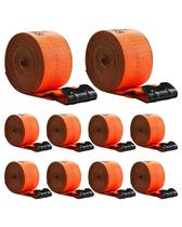 Correias de caminhão VEVOR 4x9m Heavy Duty Tie Down 8.165 kg Break Correias de caminhão VEVOR 4x9m Heavy Duty Tie Down 8.165 kg Break