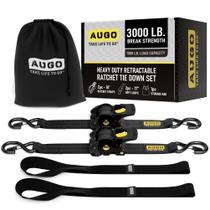 Correias de catraca AUGO Retractable 2 Heavy Duty 1360 kg 5m Correias de catraca AUGO Retractable 2 Heavy Duty 1360 kg 5m