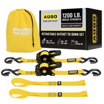 Correias de catraca retráteis AUGO 1m x 3m 550Kg de resistência à ruptura Correias de catraca retráteis AUGO 1m x 3m 550Kg de resistência à ruptura