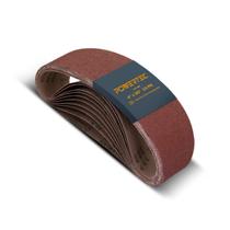 Correias de lixamento POWERTEC 120 Grit Oxido de alumínio 4x36 polegadas 10PK