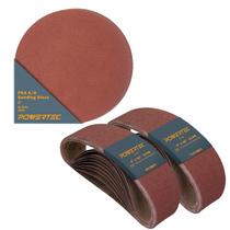 Correias de lixar POWERTEC 30 PK 4x36 80/120 Grits com 6 polegadas Correias de lixar POWERTEC 30 PK 4x36 80/120 Grits com 6 polegadas