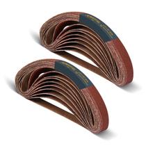 Correias de lixar POWERTEC 40PK de 1,3x46 cm 40 Grit Correias de lixar POWERTEC 40PK de 1,3x46 cm 40 Grit