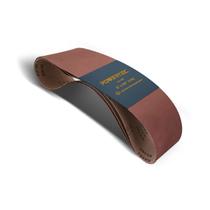 Correias de lixar POWERTEC Óxido de alumínio 120 Grit de 6 x 48 polegadas 3PK