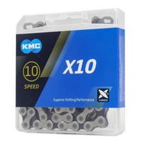 Corrente 10v Kmc X10 Prata/preta 116l Corrente 10v Kmc X10 Prata/preta 116l