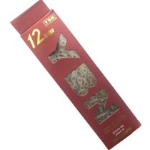 Corrente 12v S12s Cromada Yaban - P/ Bicicleta Power Link