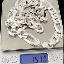 Corrente 3x1 15mm Prata 925