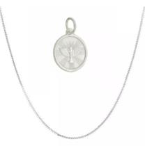 Corrente 60 Centímetros Pingente Divino Espírito Santo Prata 925 KL Corrente 60 Centímetros Pingente Divino Espírito Santo Prata 925 KL