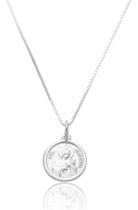 Corrente 60 Centímetros Pingente Santa Terezinha Prata 925 kl