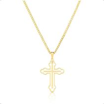 Corrente 60cm Masculina Groumet Com Pingente Ouro 18k Corrente 60cm Masculina Groumet Com Pingente Ouro 18k