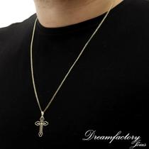 Corrente 60cm Masculina Groumet Com Pingente Ouro 18k Corrente 60cm Masculina Groumet Com Pingente Ouro 18k