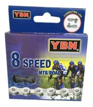 Corrente 8v Yaban Ybn S8 116 Elos C/power Link Mtb E Speed - Shimano