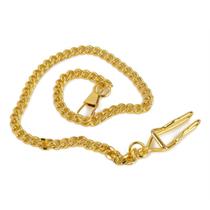 Corrente Aço Clip Para Relógio De Bolso Prendedor Lapela