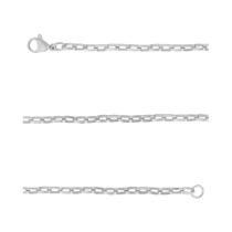 Corrente Aço Elos Triangulares 3.40mm 60cm Corrente Aço Elos Triangulares 3.40mm 60cm