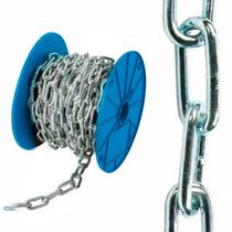 Corrente Aço Galvanizada Elo Soldado 6MM 15/64" 36M Titanium