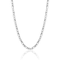 Corrente aço inox Fígaro Elos de 4,0 mm com 60 cm