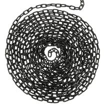 Corrente AKOLAFE Carbon Steel 10m Black 770 Lbs de capacidade de carga Corrente AKOLAFE Carbon Steel 10m Black 770 Lbs de capacidade de carga