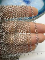 Corrente Alongadora Extensora Aço Inox - 1 Metro - Código 4886