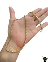 Corrente Baiano 5Mm + Pingente Flamengo - Banhado A Ouro 18K Corrente Baiano 5Mm + Pingente Flamengo - Banhado A Ouro 18K