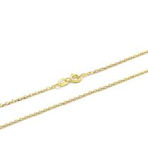 Corrente Bailarina Diamantada Maciça de Ouro 18k 45cm Cordão Colar Gargantilha Feminina Corrente Bailarina Diamantada Maciça de Ouro 18k 45cm Cordão Colar Gargantilha Feminina