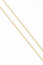 Corrente Bailarina Ouro 18k com 40 cm - 0.80 II