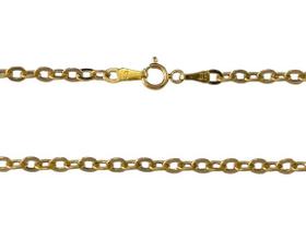 Corrente Bailarina Ouro 18k com 50 cm - 4.24