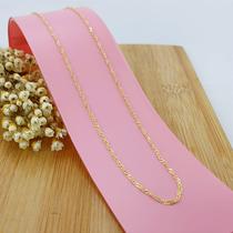Corrente Banhada A Ouro Elo Cinga-Pura 50 cm Bijou Art Corrente Banhada A Ouro Elo Cinga-Pura 50 cm Bijou Art