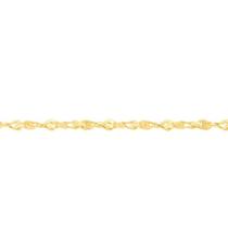 Corrente banhado ouro 3x 24k 18k e 22k feminino cabelo de anjo rommanel 42cm 50cm 530411 530412